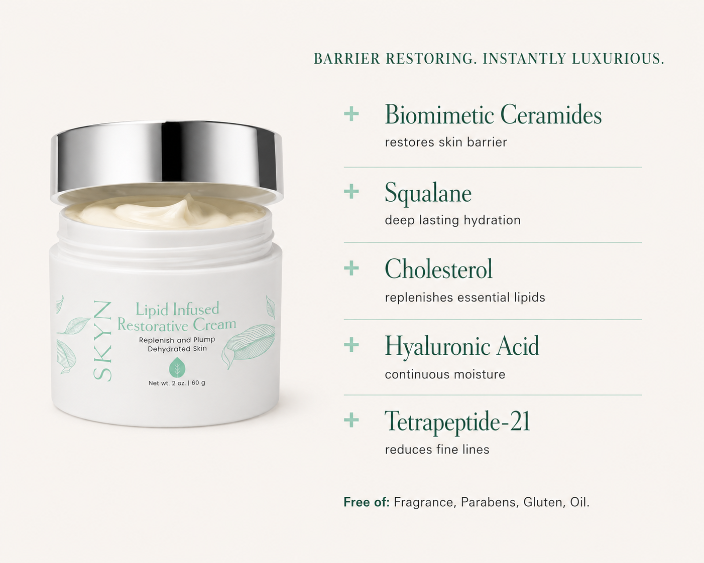 Lipid Infused Restorative Cream